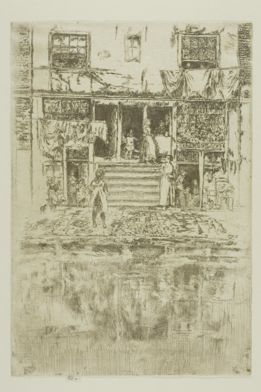 Les marches, Amsterdam - James Abbott McNeill Whistler