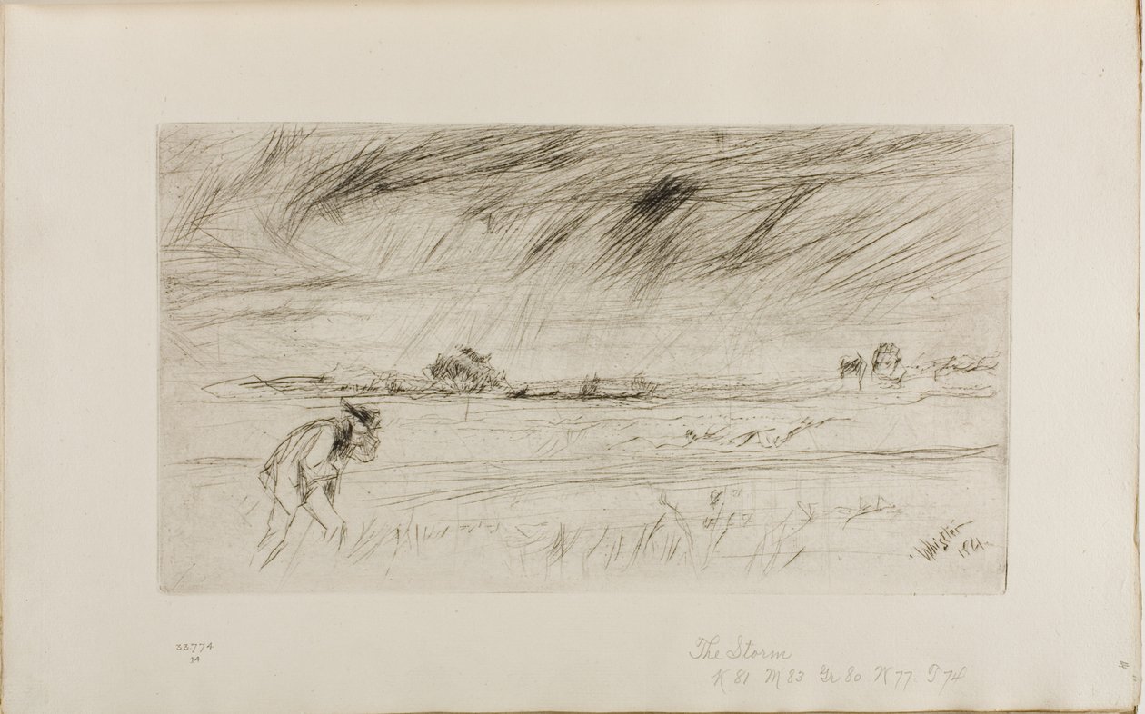 La tempête - James Abbott McNeill Whistler