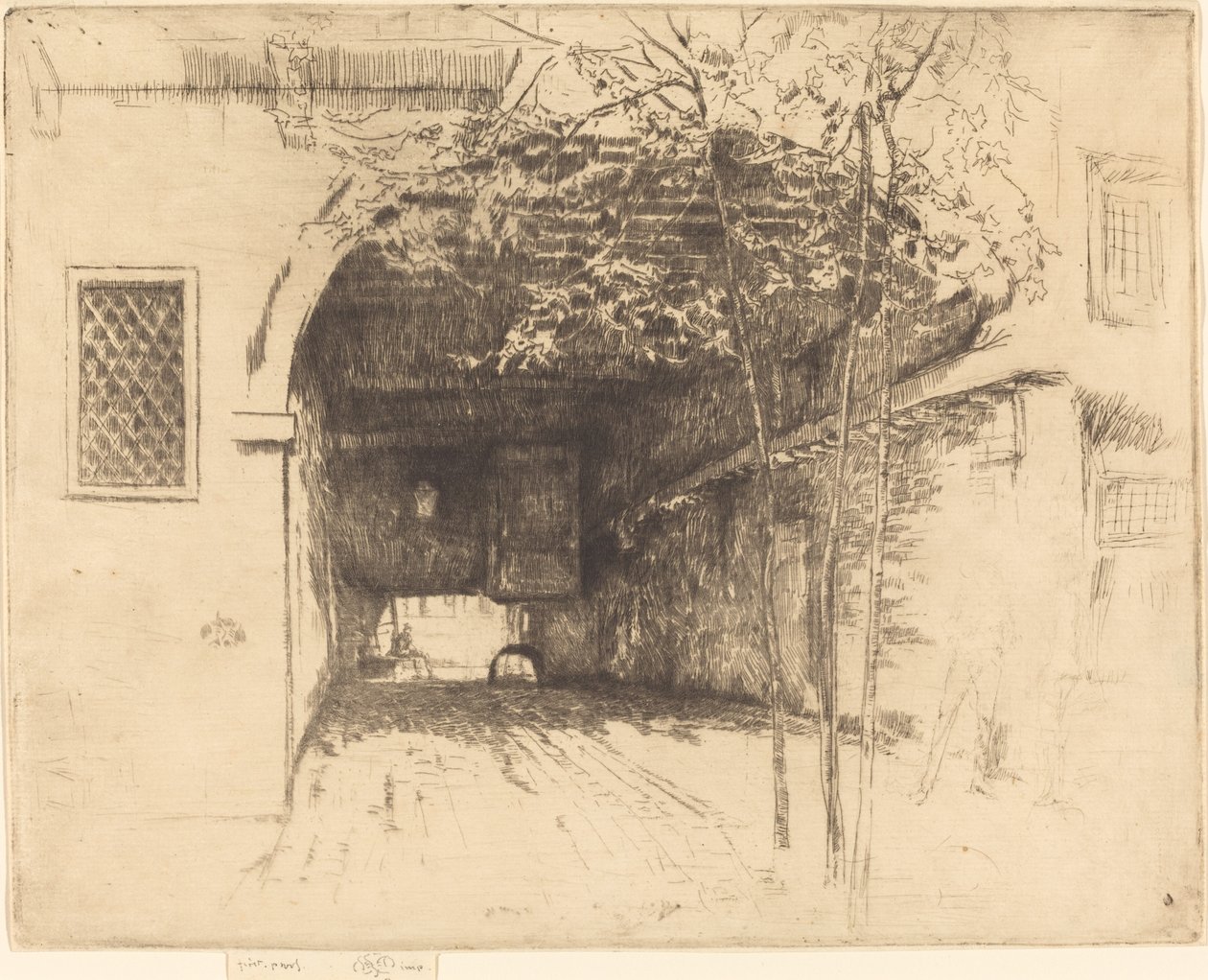 Le Traghetto, No.I - James Abbott McNeill Whistler