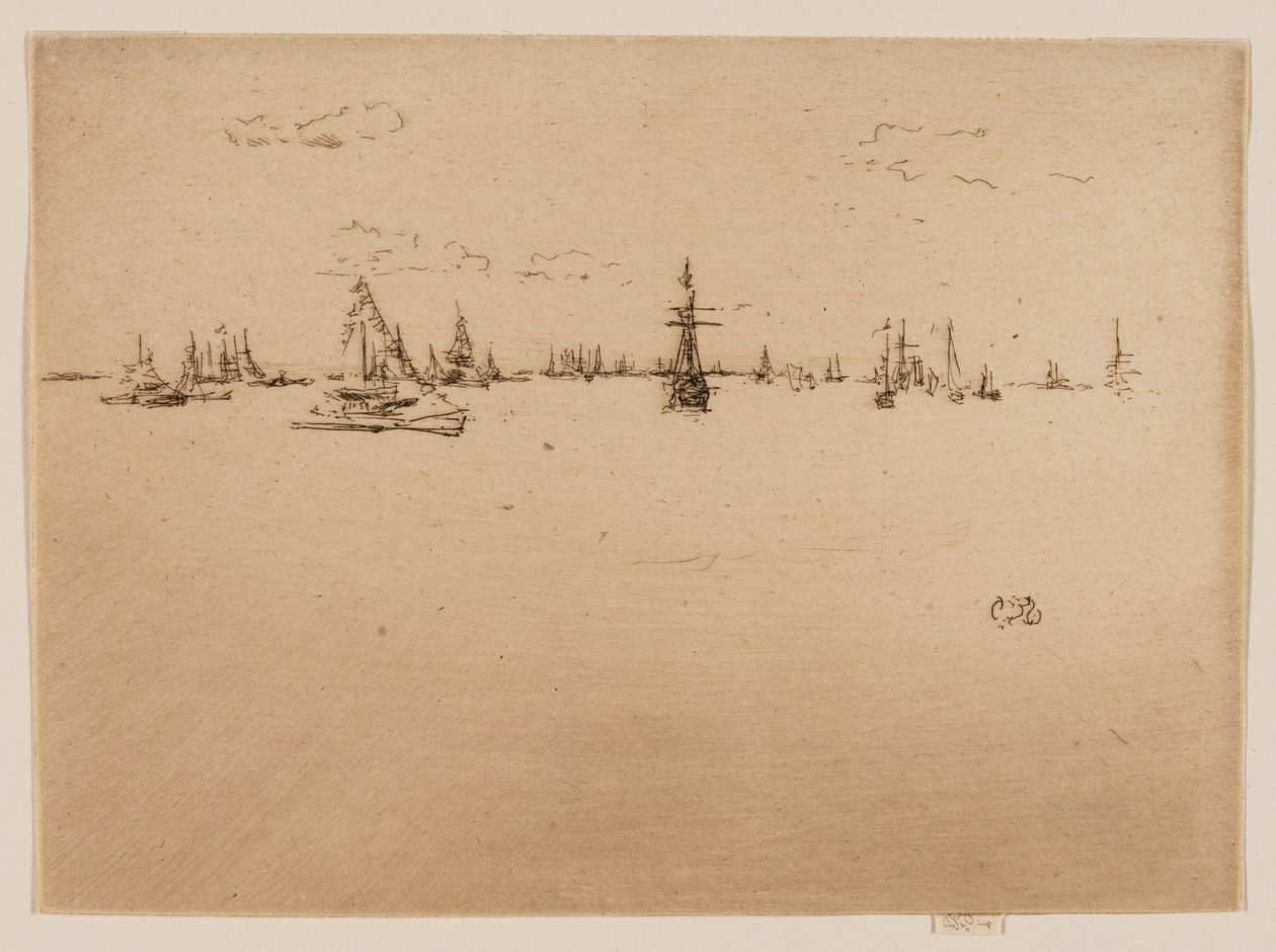 Le navire à tourelle - James McNeill Whistler