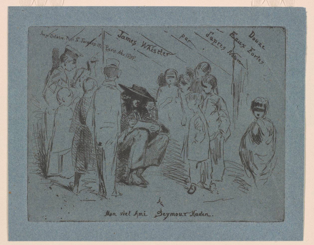 Page de titre du "French Set" - James Abbott McNeill Whistler