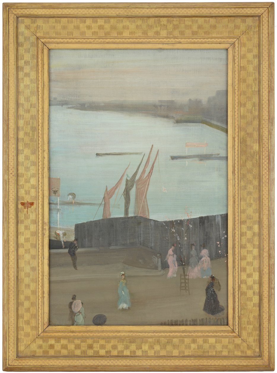 Variations en rose et gris : Chelsea - James Abbott McNeill Whistler