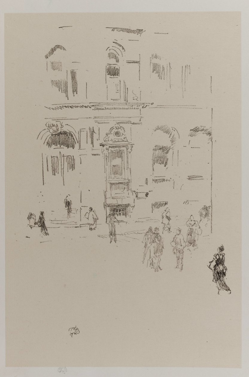 Club Victoria - James Abbott McNeill Whistler
