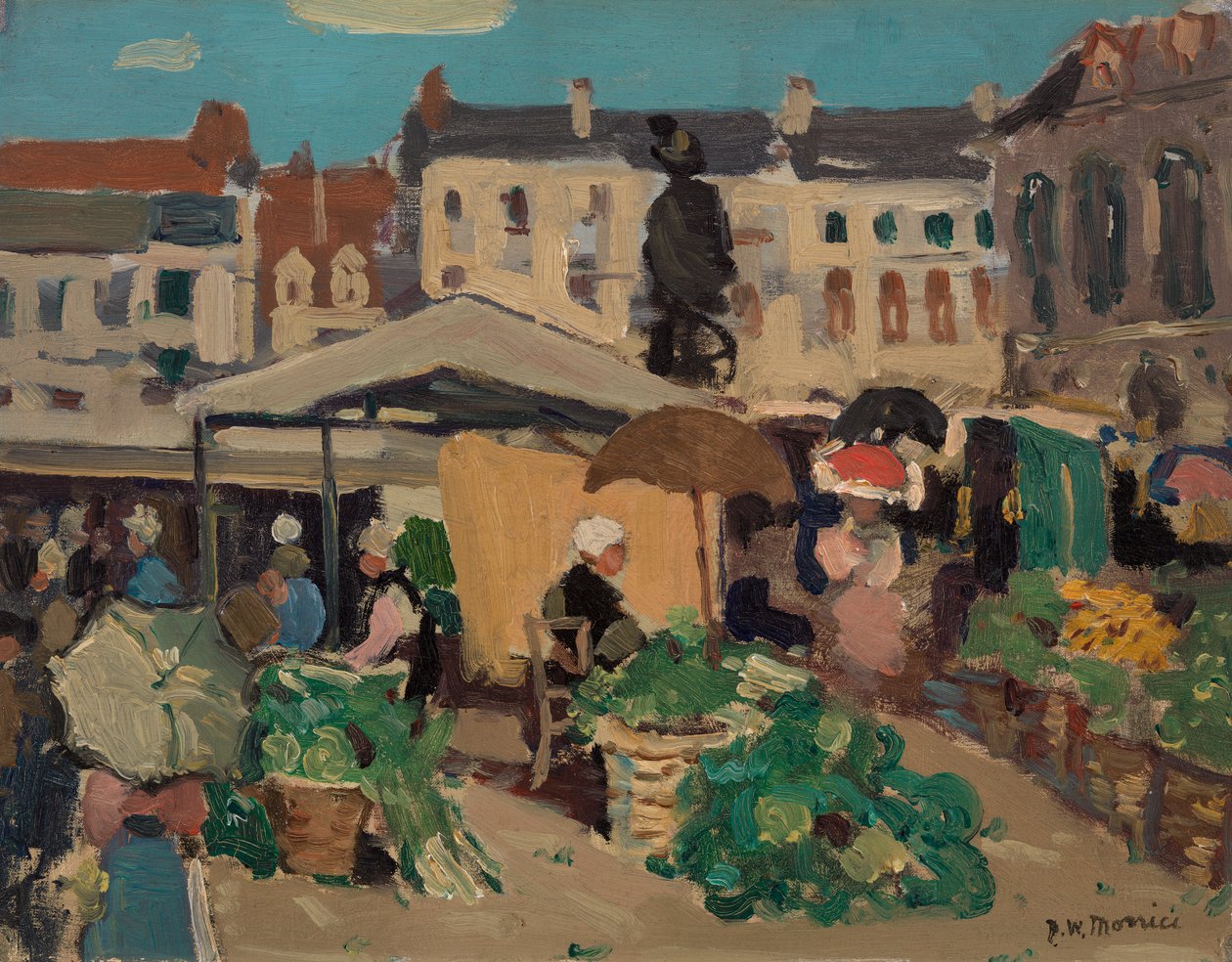Scène de marché - James Morrice