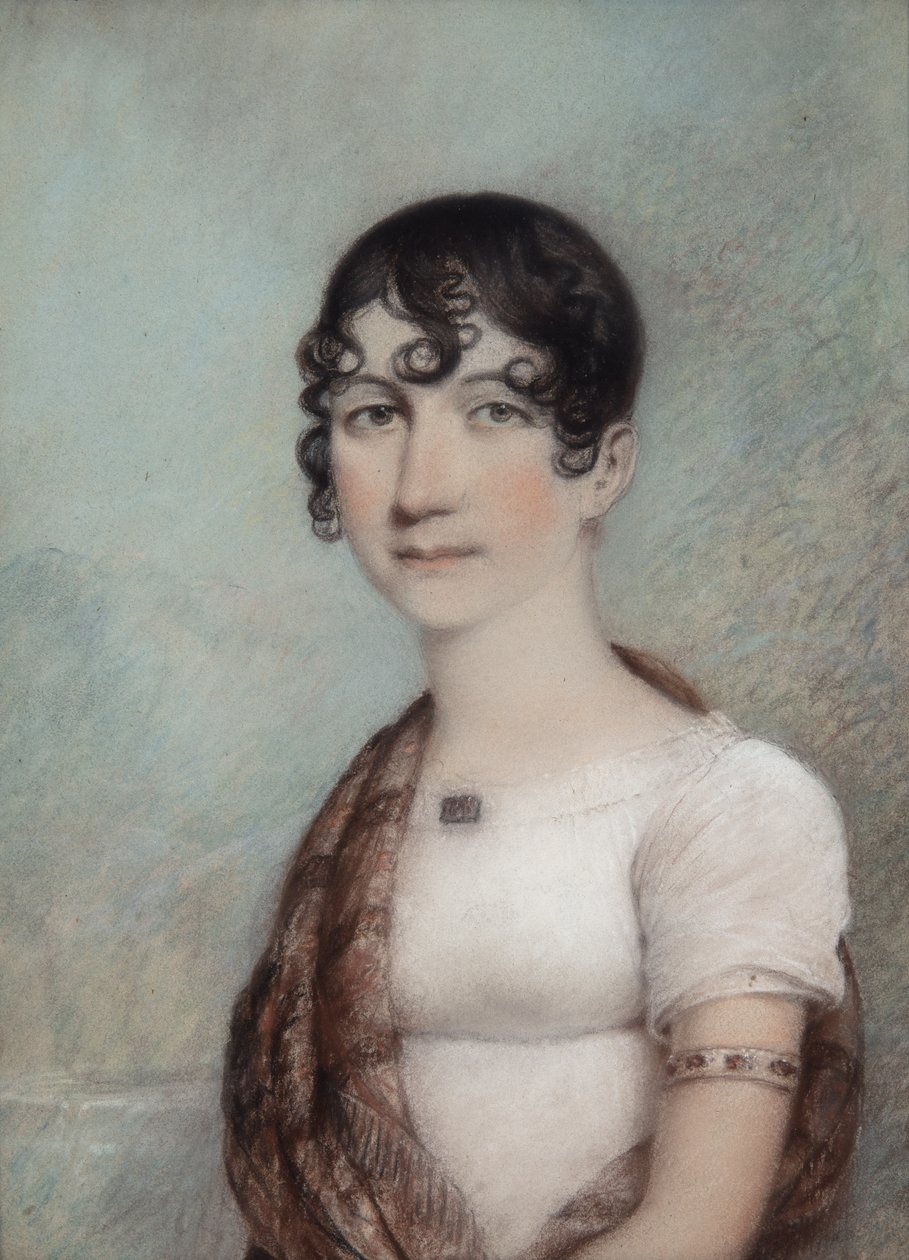 Mme Jackson, 3/1810 (pastel sur papier gris) - James Sharples