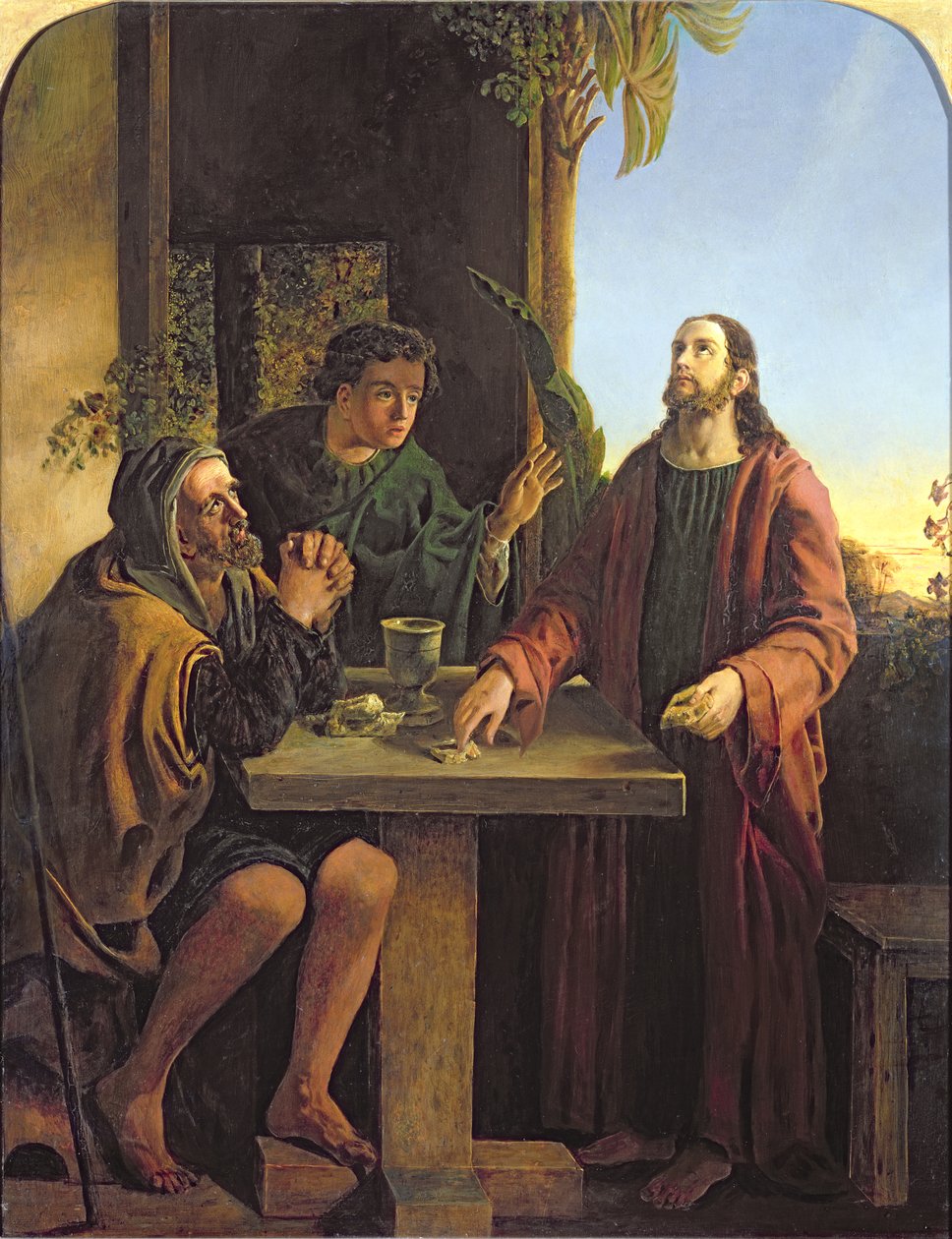 Le Christ à Emmaüs - James Smetham