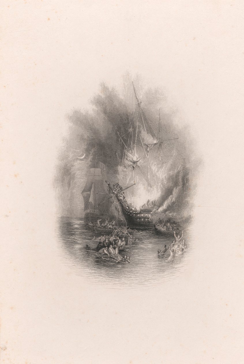 Feu en mer (vignette) - James T. Willmore
