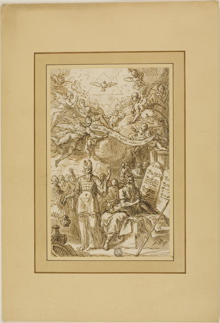 Moïse et les tables de la loi - James Thornhill