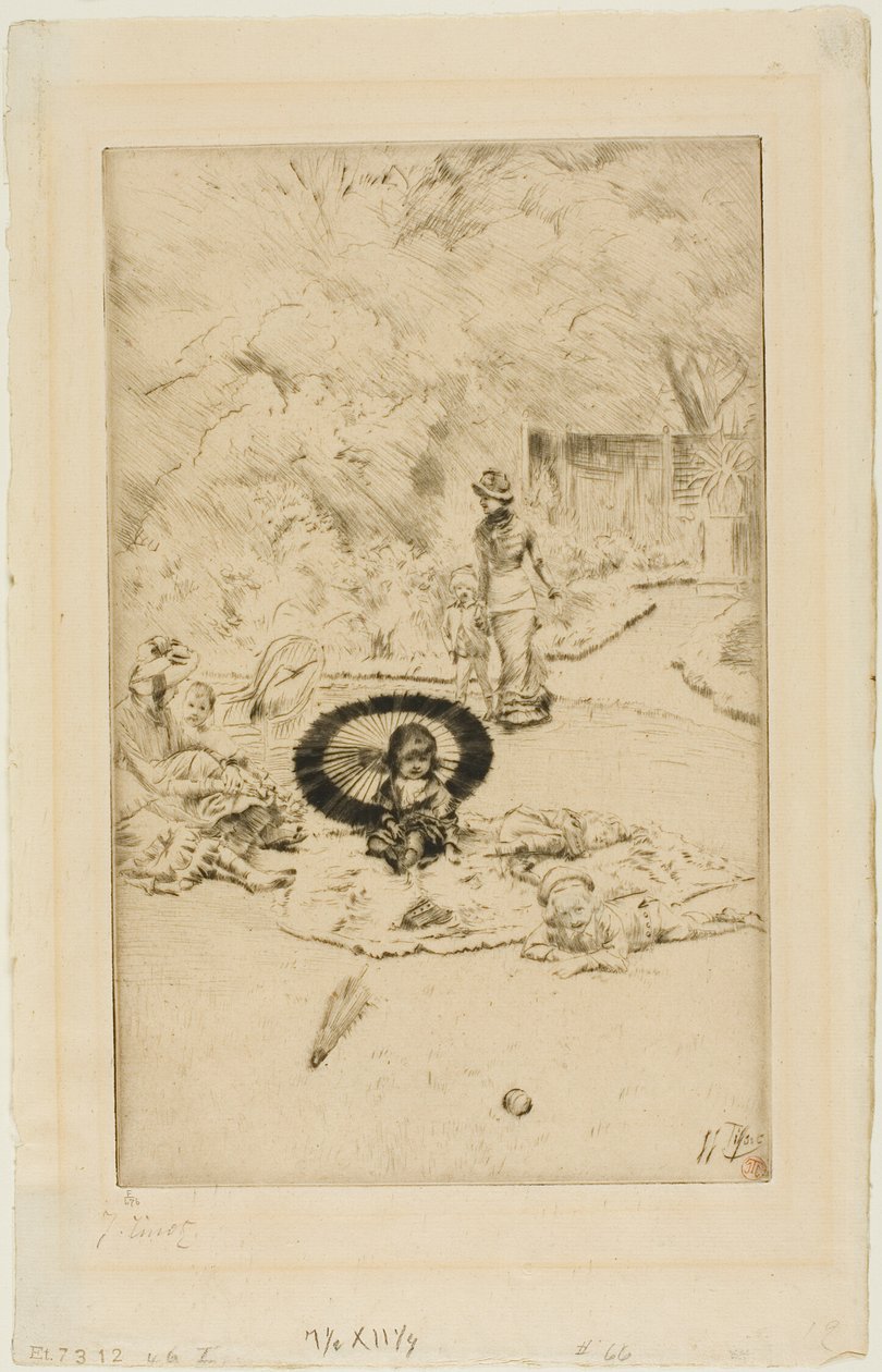 Une fête de jardin pour les enfants - James Tissot