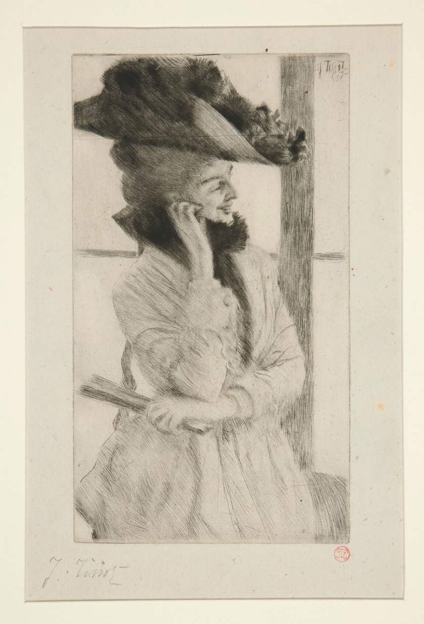 À la fenêtre - James Tissot