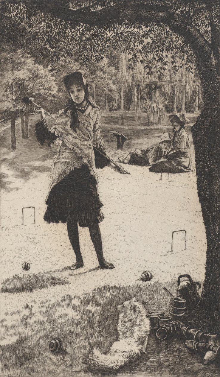 Croquet, 1878 - James Tissot