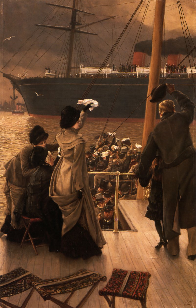 Au revoir sur la Mersey - James Tissot
