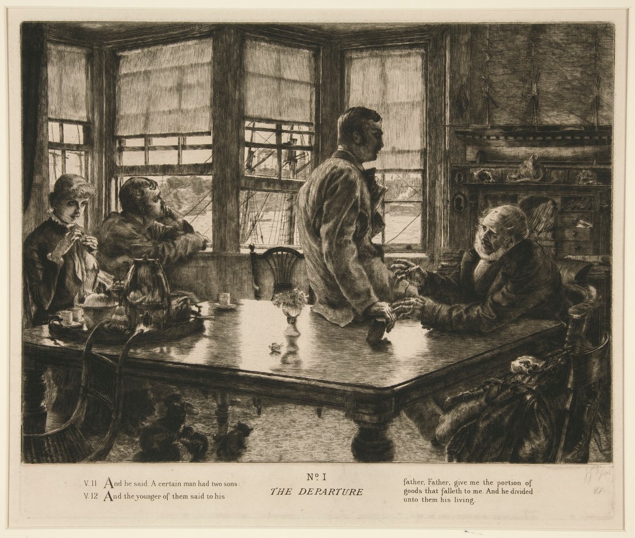 Le Départ - James Tissot
