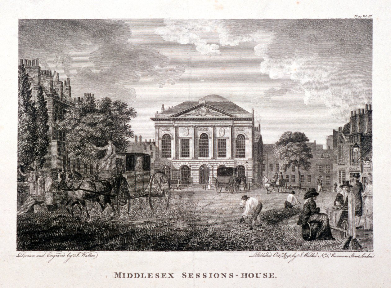 Clerkenwell Green, Finsbury, Londres, 1796 - James Walker