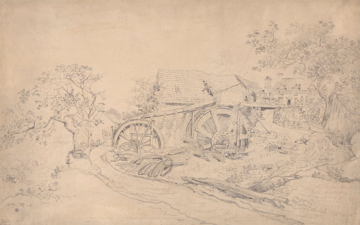 Usine de fil de M. Thompson, Tintern - James Ward