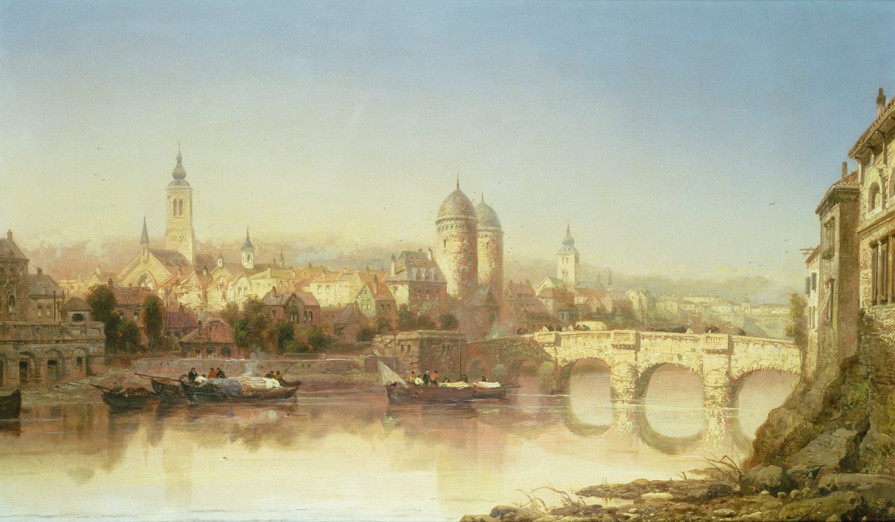 Vue de Heidelberg, 1873 - James Webb