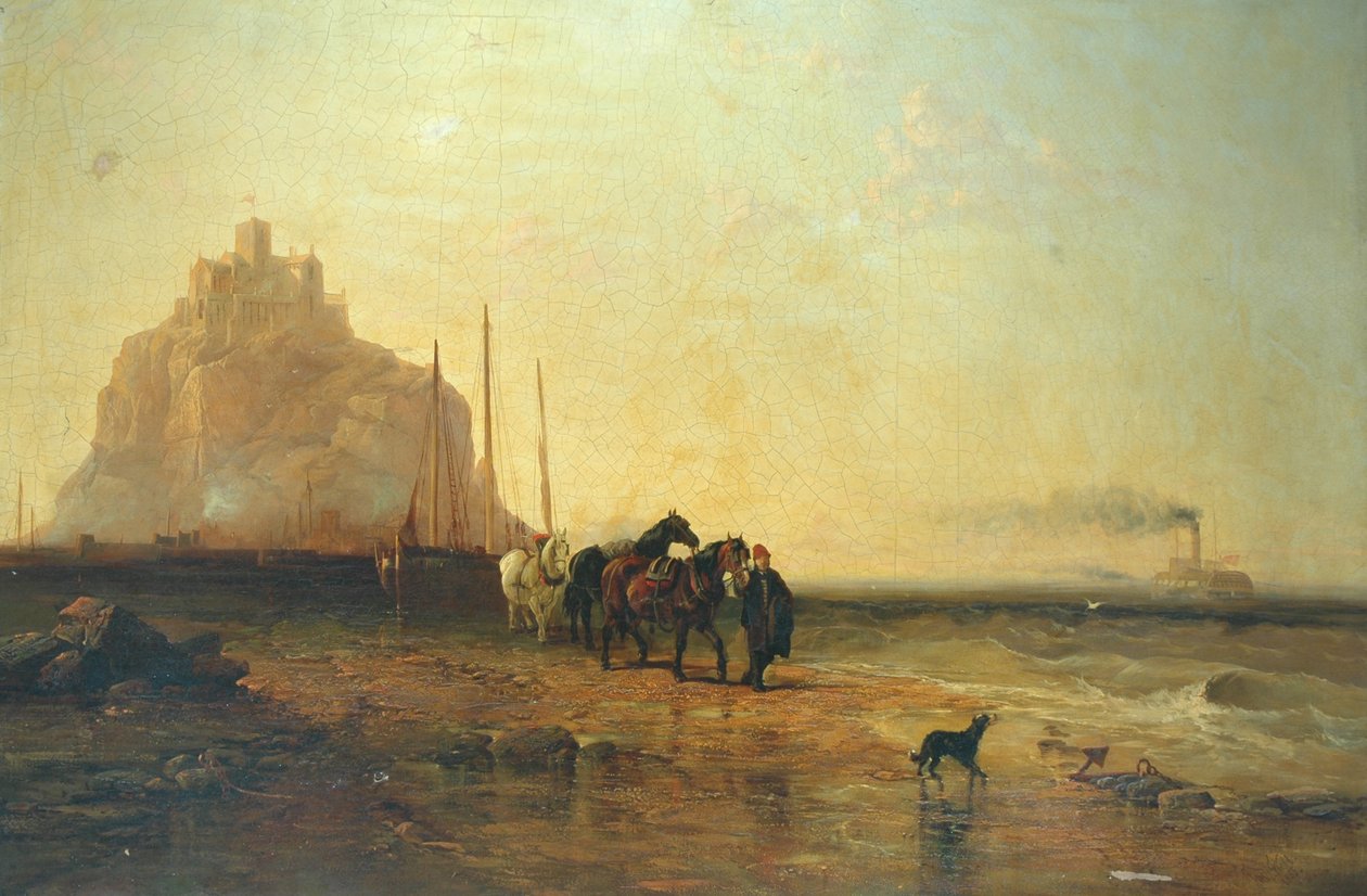 Soir au large de St Michaels Mount - James Webb