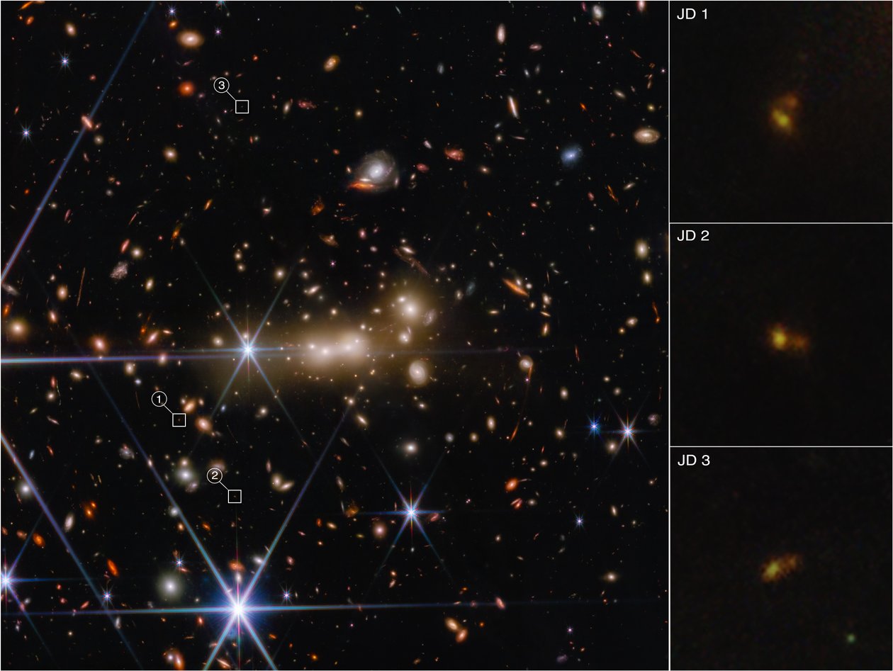 MACS0647 - James Webb Space Telescope (NASA)