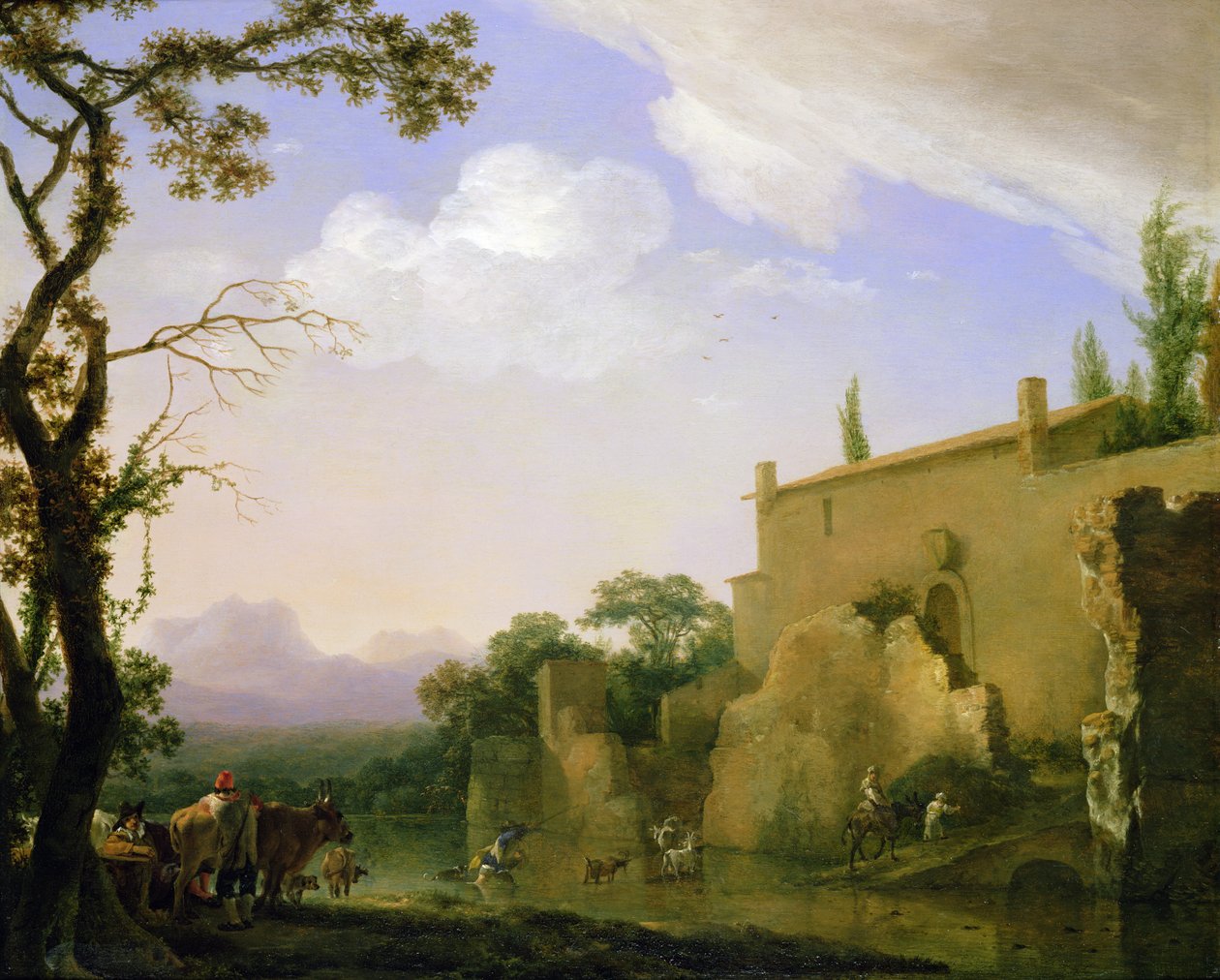 Paysage italianisant, XVIIe siècle - Jan Asselyn