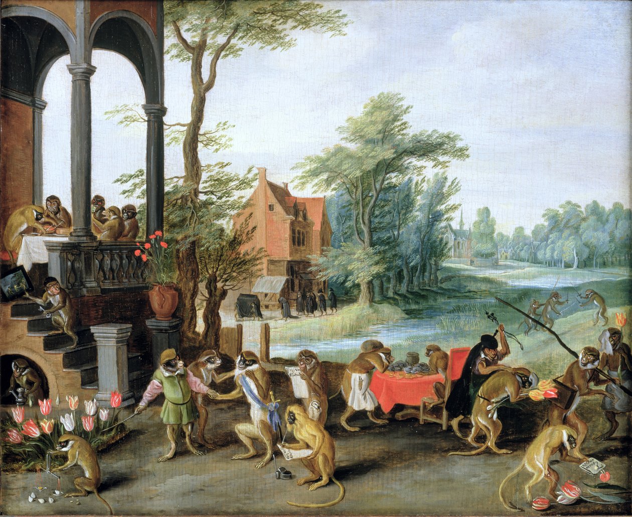 Une satire de la folie de la tulipomanie - Jan the Elder Brueghel