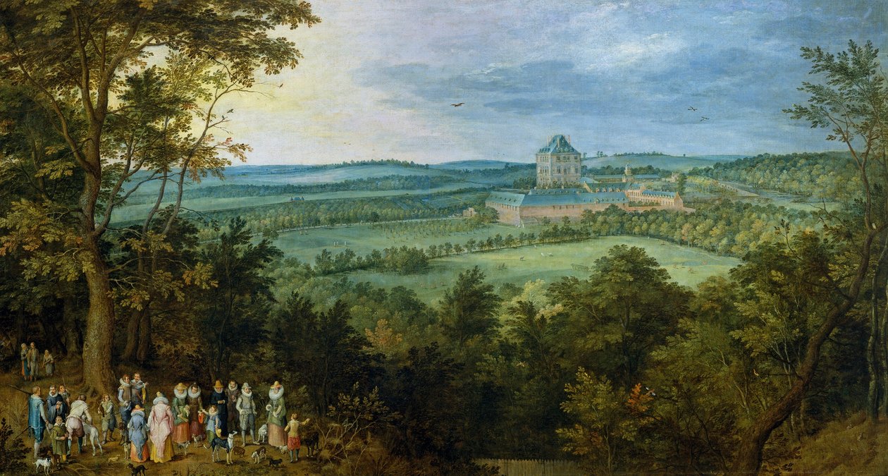 La chasse des archiducs - Jan the Elder Brueghel