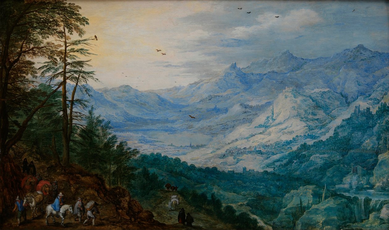 Paysage rocheux - Jan the Elder Brueghel
