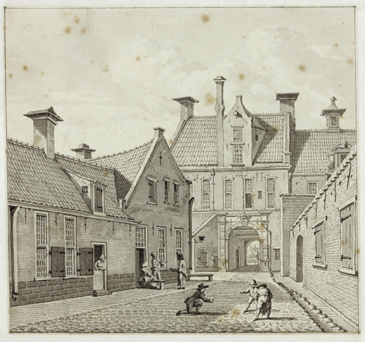 La porte de garde vue de la rue Turf - Jan Bulthuis
