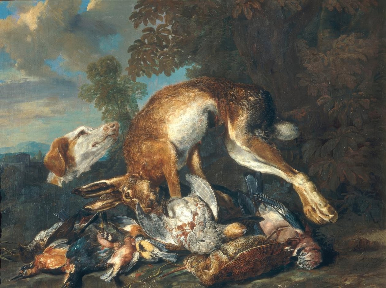 Gibier et chien de chasse - Jan Fyt