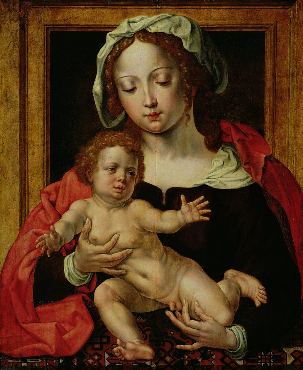 Vierge et enfant - Jan Gossaert