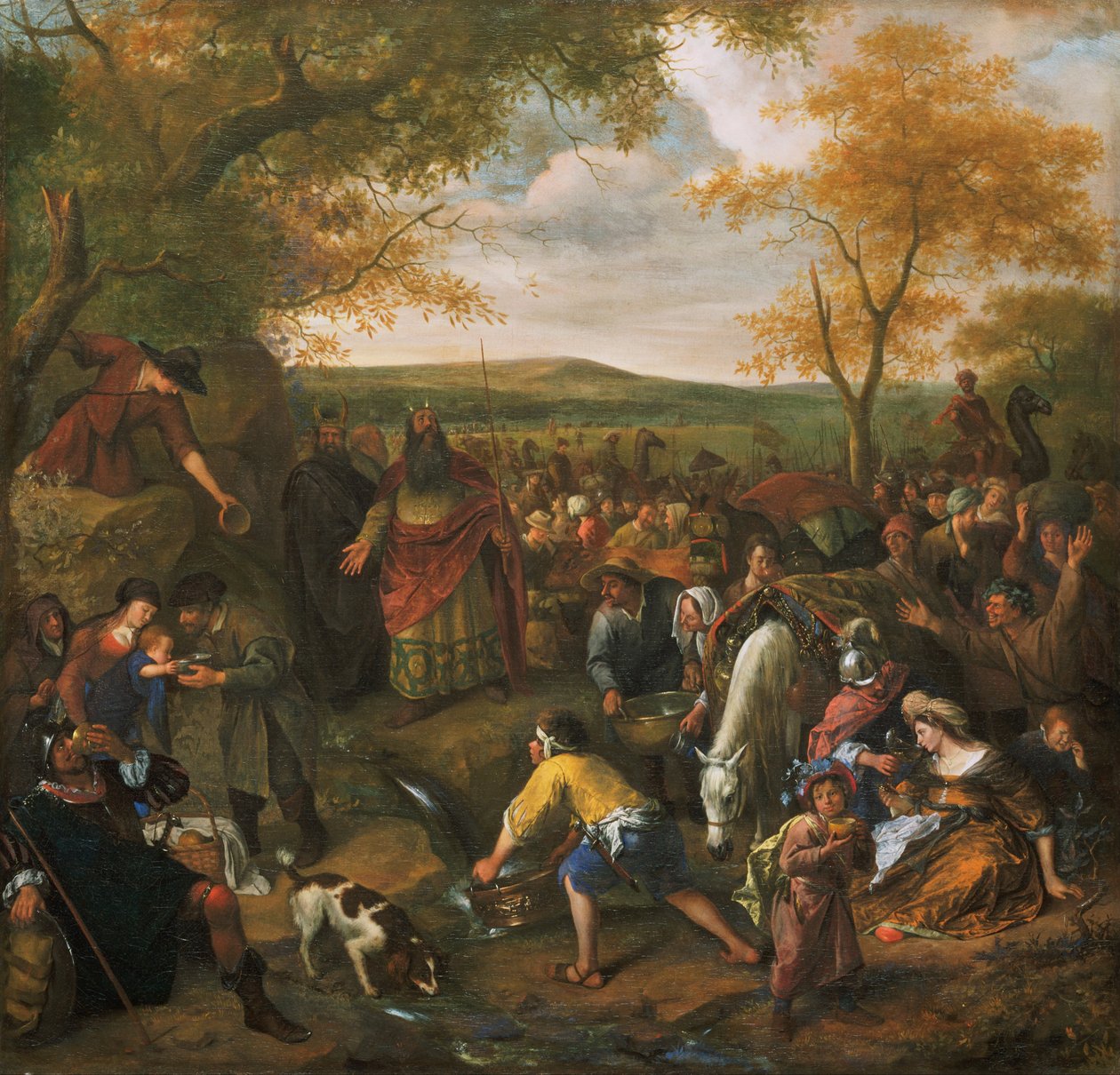 Moïse frappant le rocher - Jan Havickszoon Steen