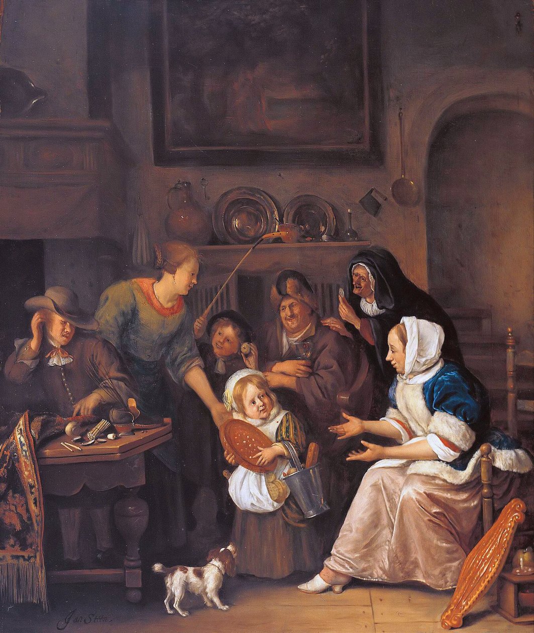 La fête de Saint-Nicolas - Jan Havickszoon Steen