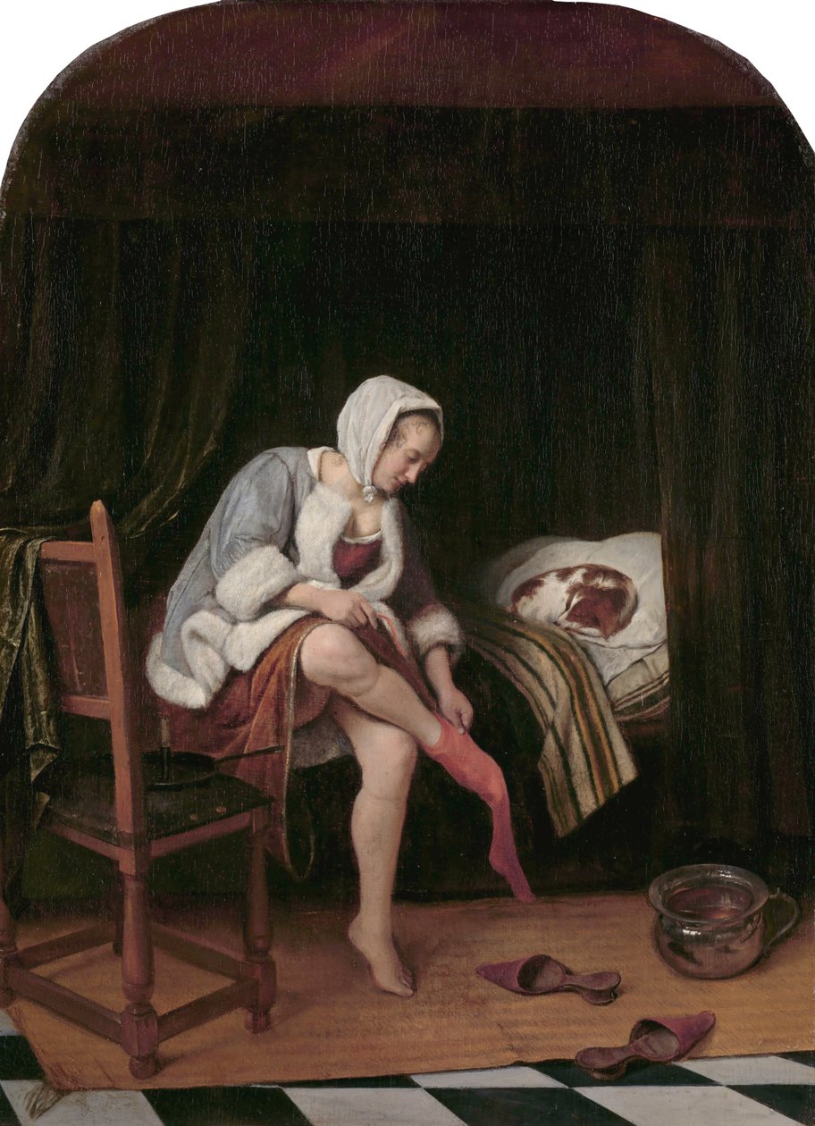 Femme à sa toilette - Jan Havickszoon Steen