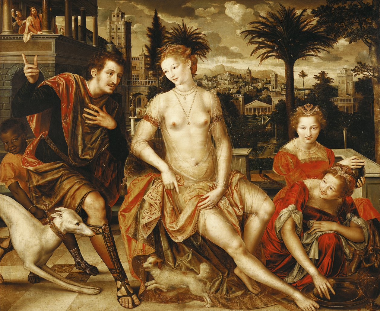 David et Bethsabée, 1562 - Jan Massys or Metsys