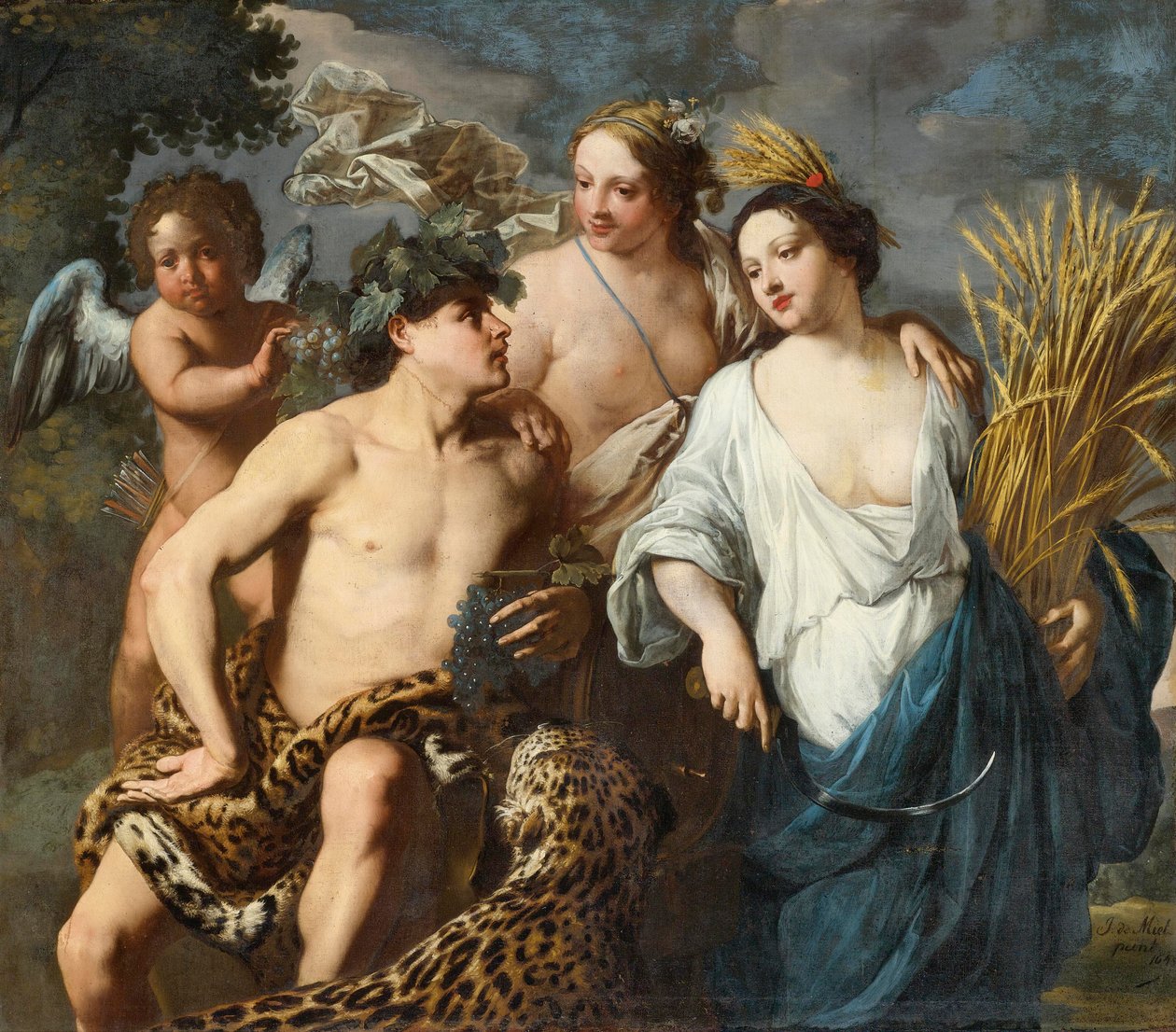 Cérès, Bacchus et Vénus - Jan Miel