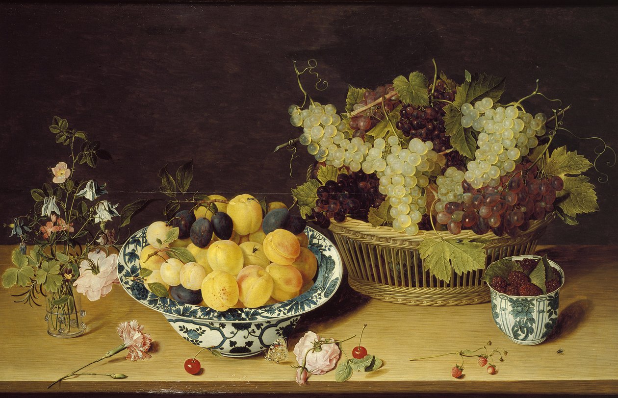 Nature morte de fruits et de fleurs - Jan Soreau