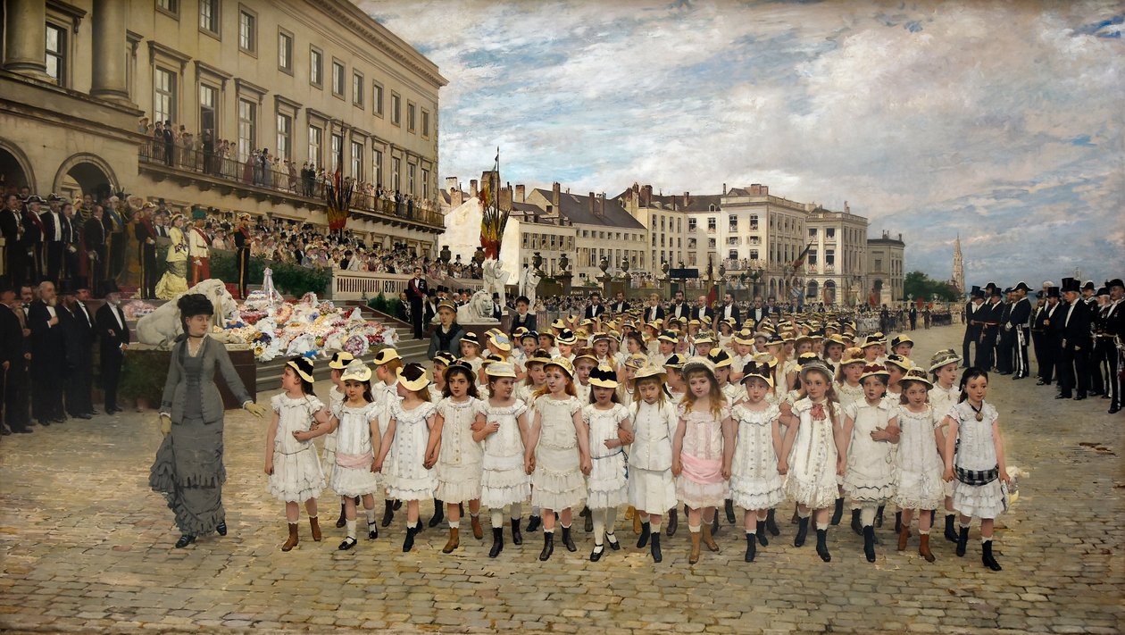 Défilé des écoles en 1878 - Jan Frans Verhas