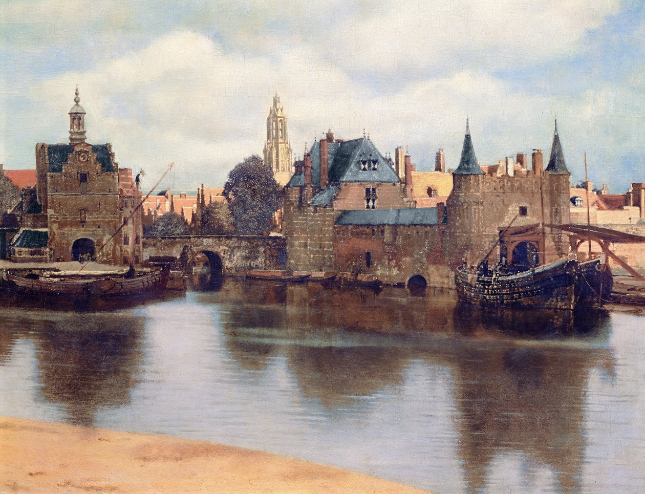 Vue de Delft (détail) - Jan Vermeer van Delft