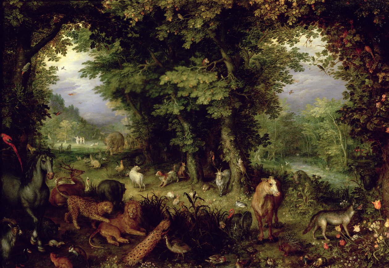 La Terre ou Le Paradis terrestre, 1607-08 - Jan the Elder Brueghel