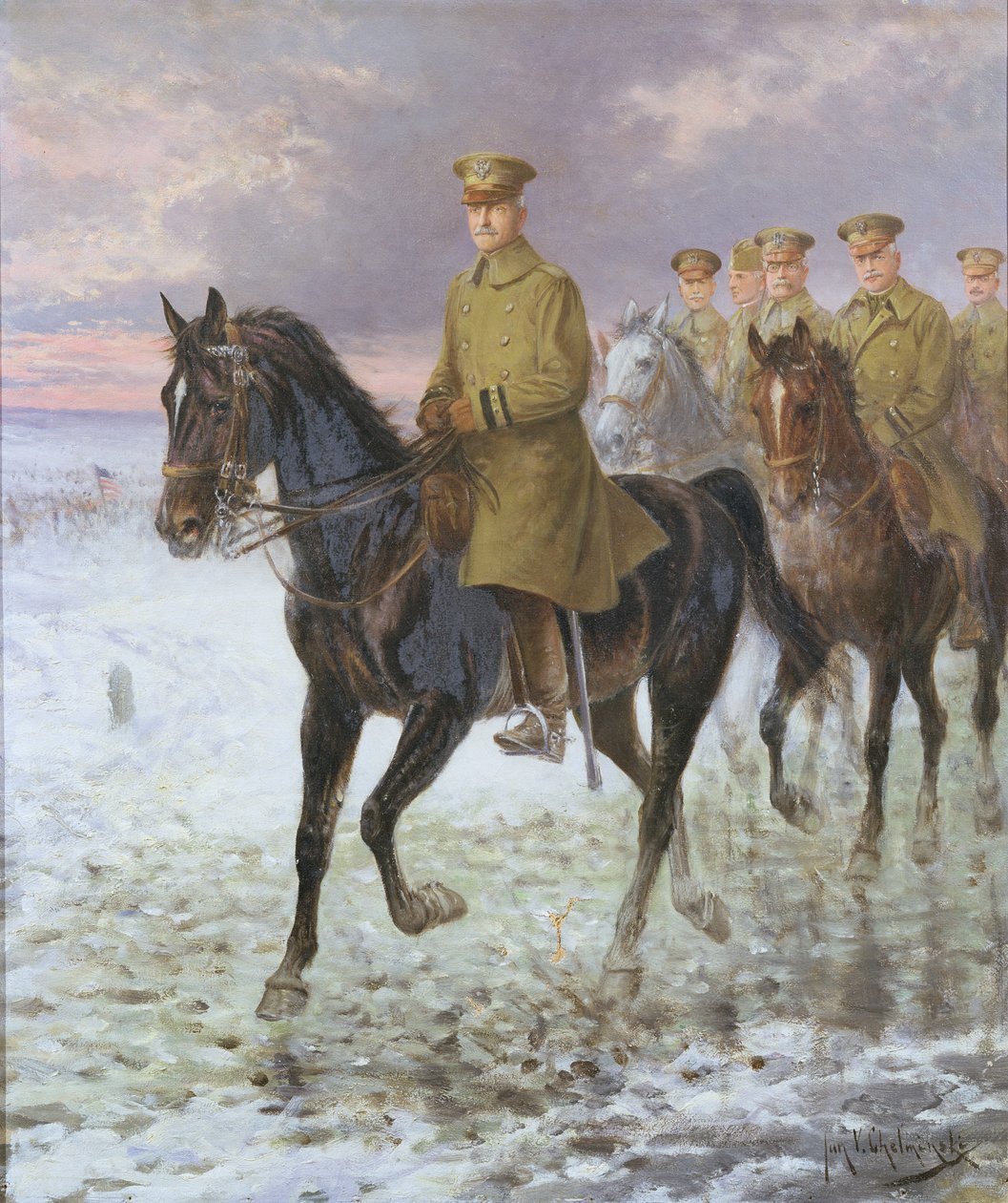 Général John J. Pershing (1860-1948) - Jan van Chelminski