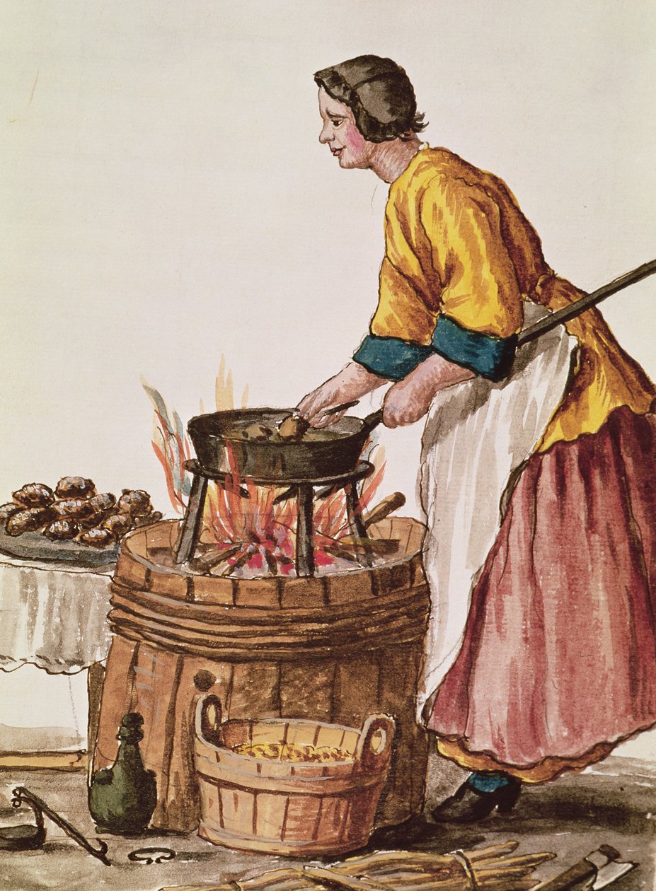 Vendeur de beignets vénitien - Jan van Grevenbroeck