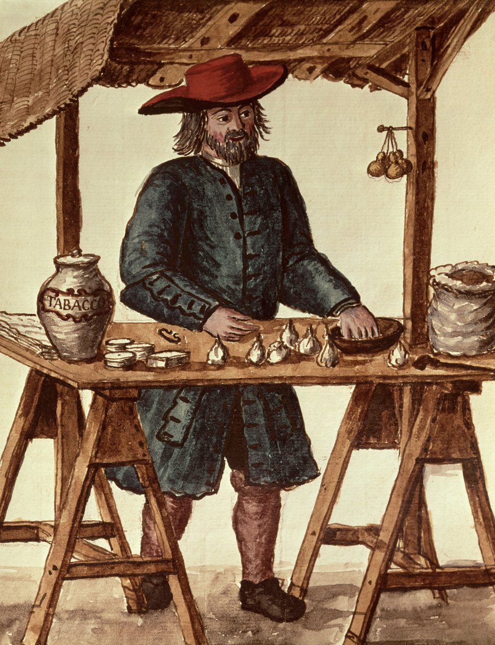 Vendeur de tabac vénitien - Jan van Grevenbroeck