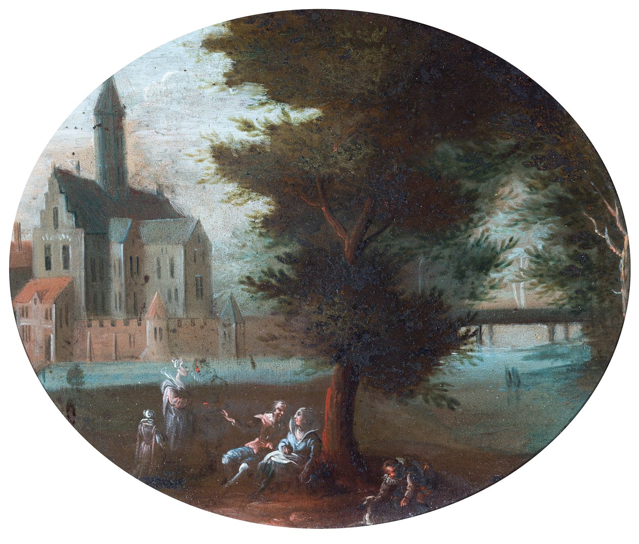 Scène dans un parc - Jan (follower of) Brueghel