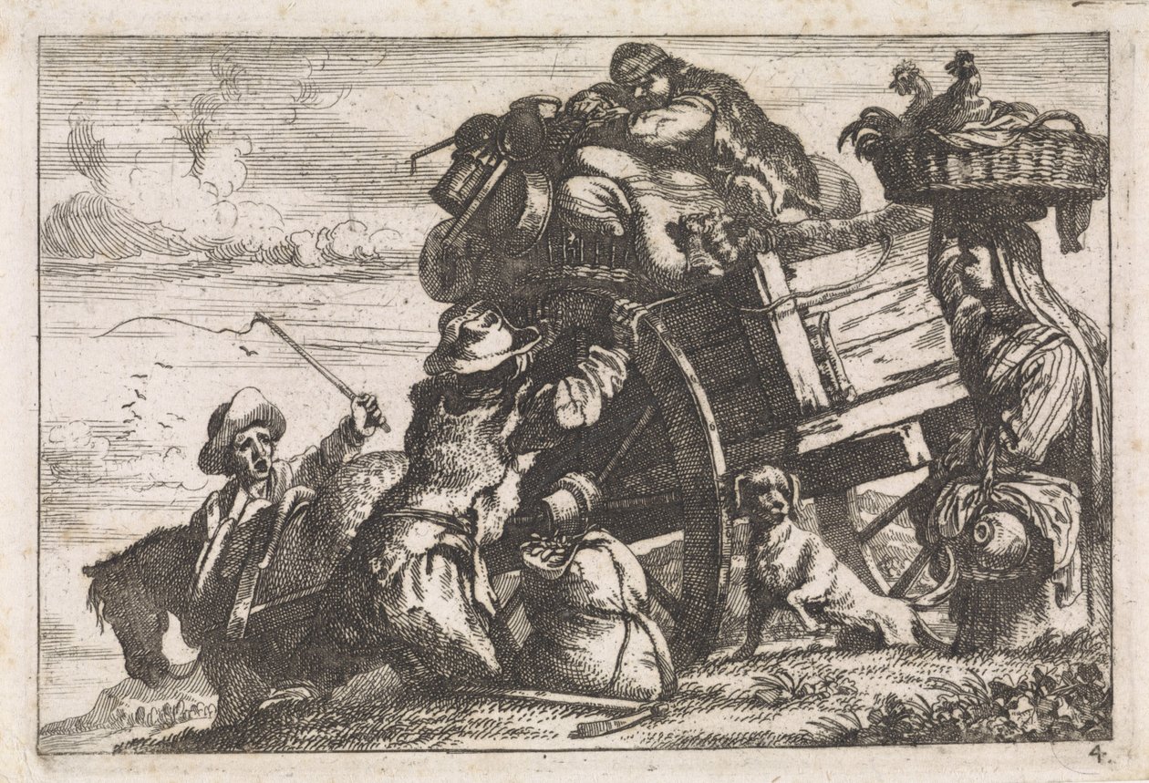 Le chariot - Jan Baptist de Wael