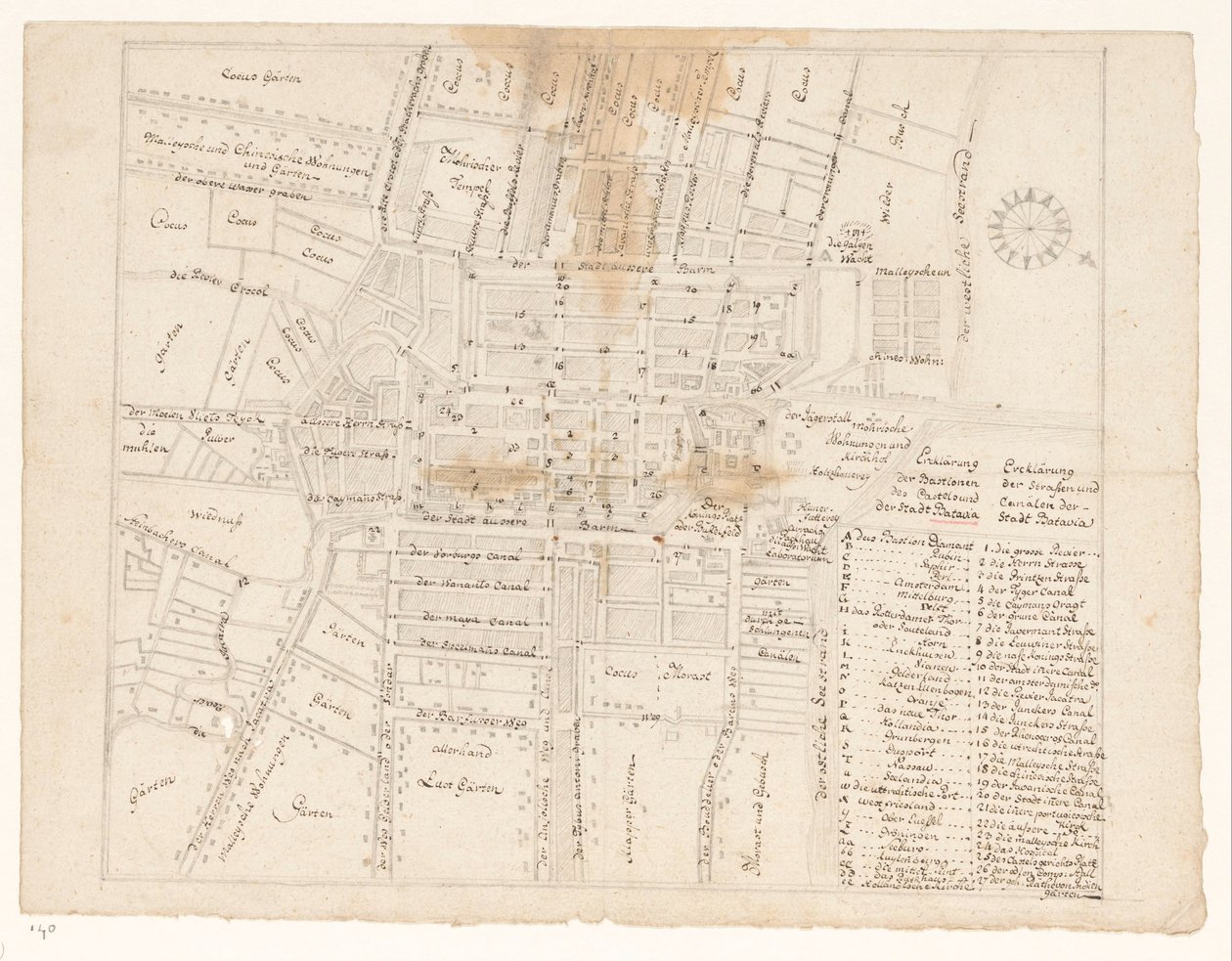 Plan de Batavia - Jan Brandes