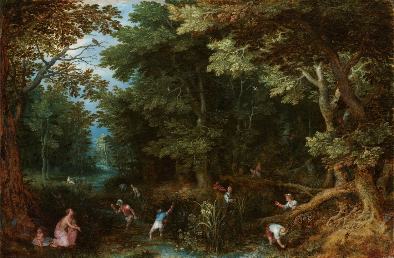 Latone et les paysans lyciens - Jan Brueghel (I)
