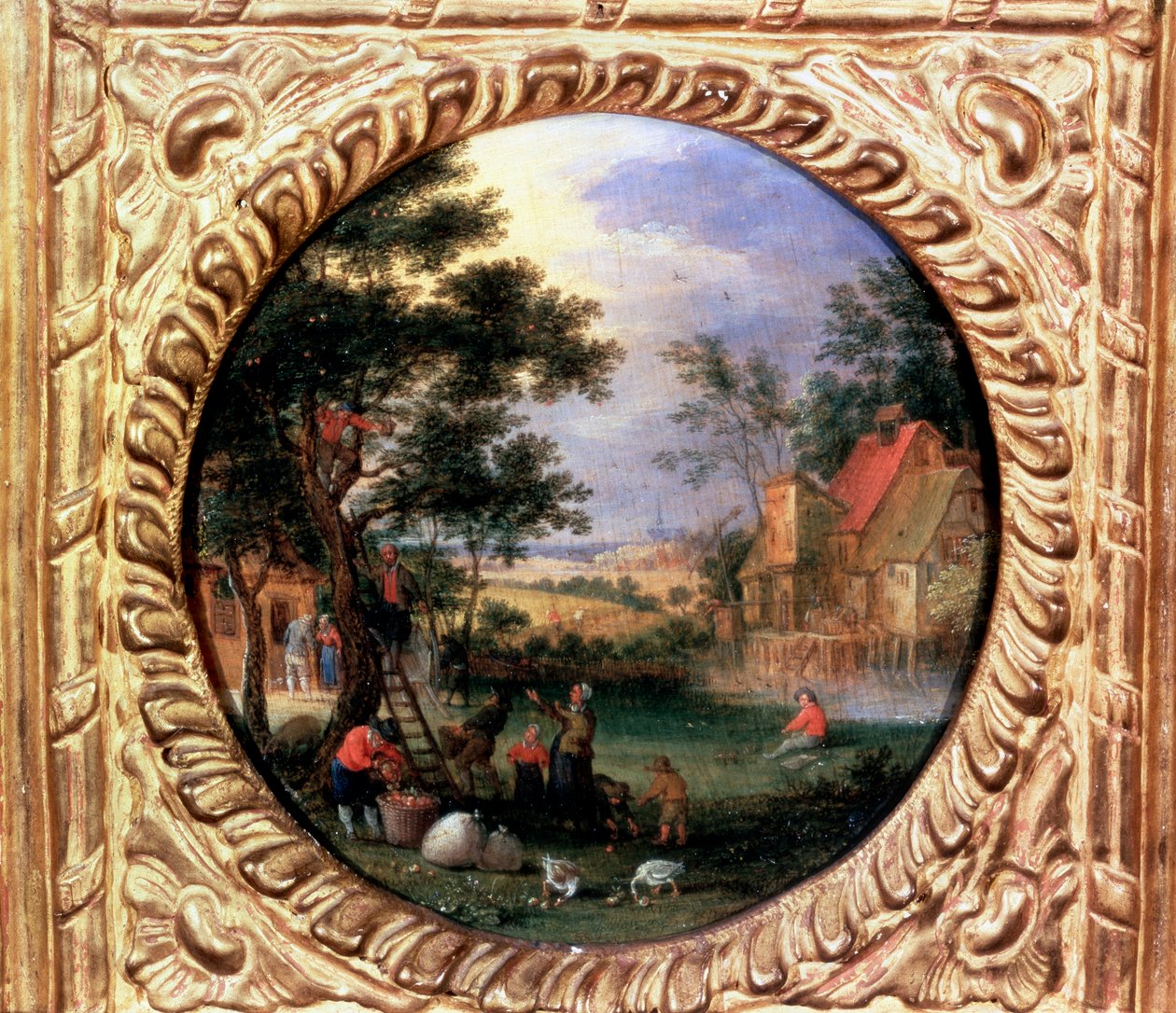 Récolte de pommes, années 1630 - Jan Brueghel the Younger