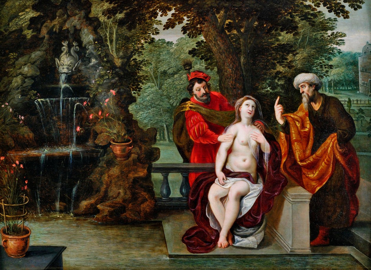 Susanna et les anciens - Jan Brueghel the Younger