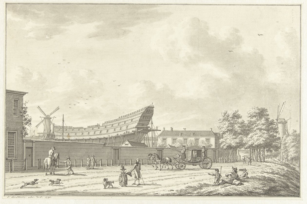 Le chantier naval à Rotterdam - Jan Bulthuis