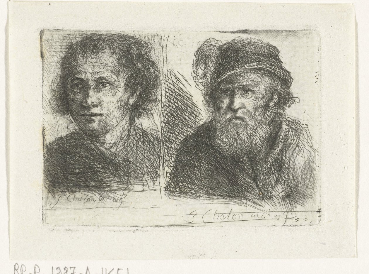 Deux hommes - Jan Chalon