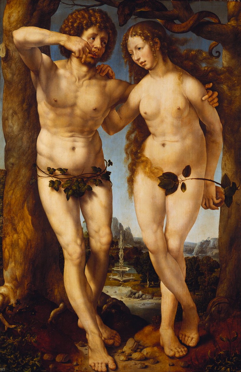 Adam et Eve - Jan Gossaert